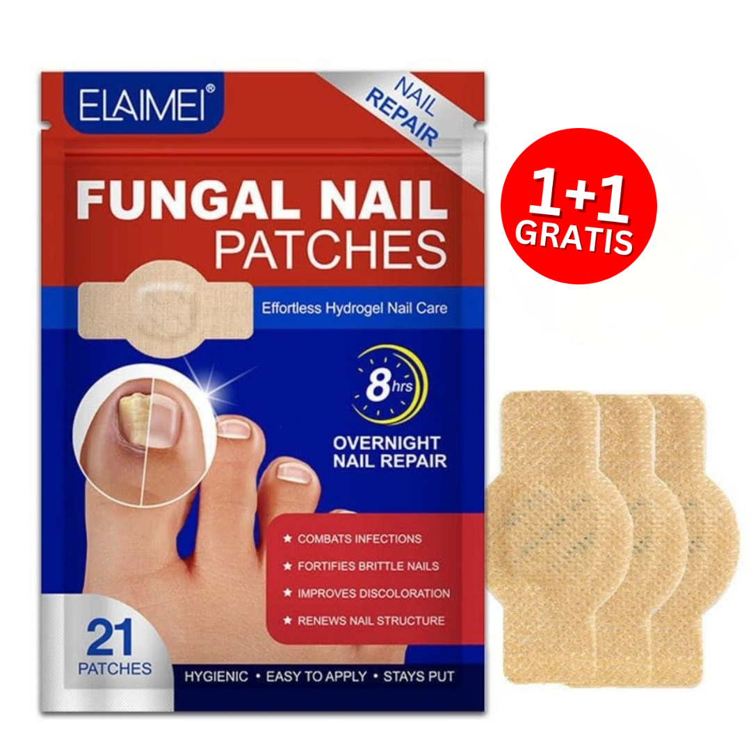 FungalPatches, regeneracyjne plastry do pielęgnacji uszkodzonych paznokci (21 szt.) (1+1 ZA DARMO )