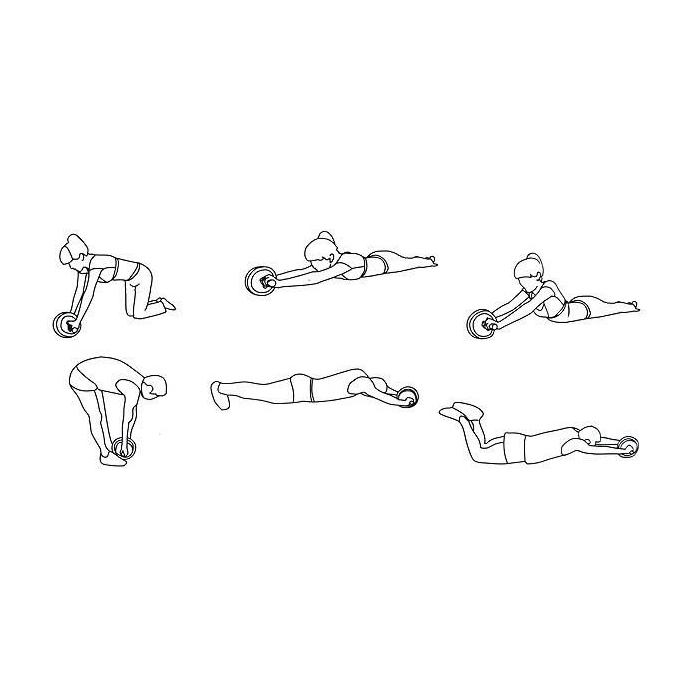 AbTrainer, koło treningowe z wyściełanymi uchwytami - Image 8