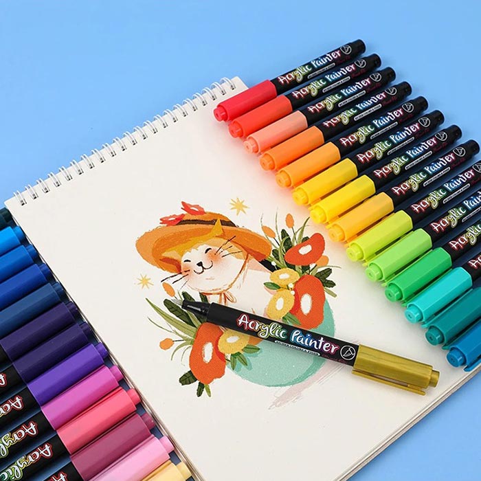 AcrylicMarkers, markery akrylowe (24 sztuki) - Image 5