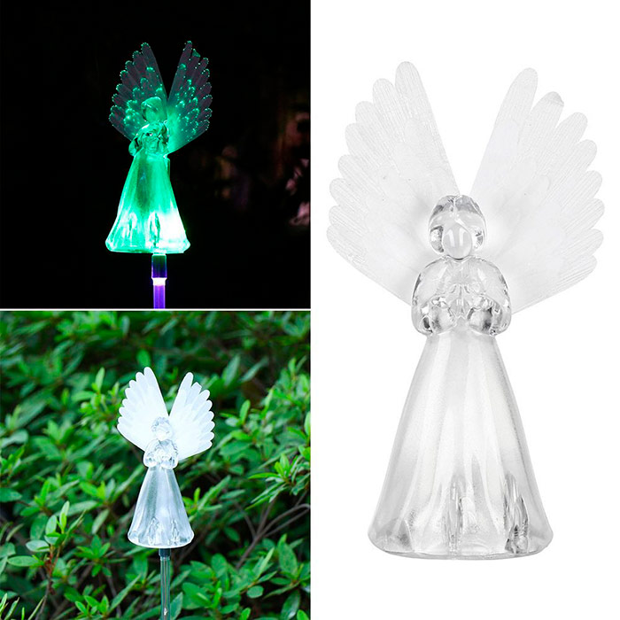 Angels, lampa słoneczna w kształcie anioła