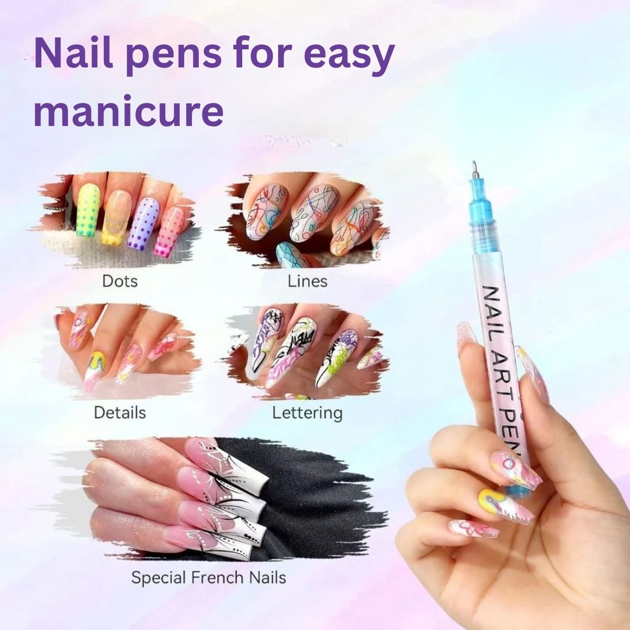 Pisaki do paznokci dla łatwych manicure