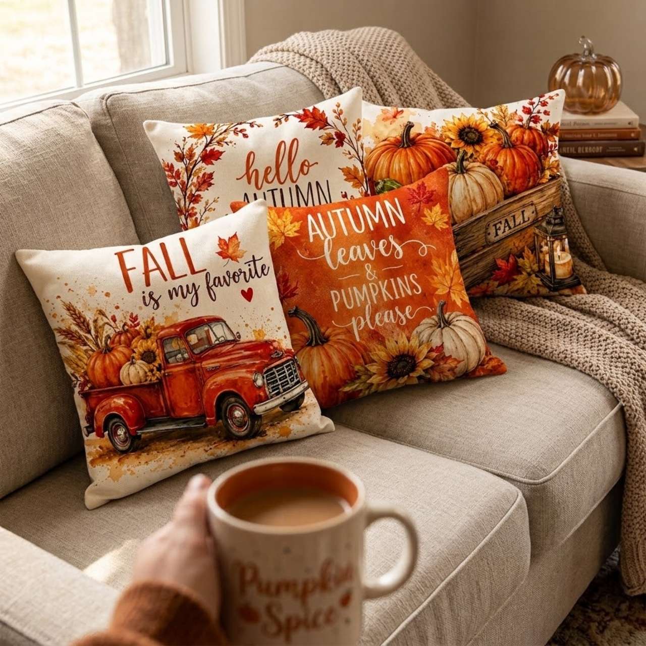Jesienna poszewka na poduszkę, AutumnPillows - Image 2