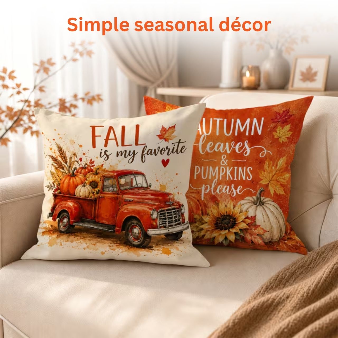 Jesienna poszewka na poduszkę, AutumnPillows - Image 4