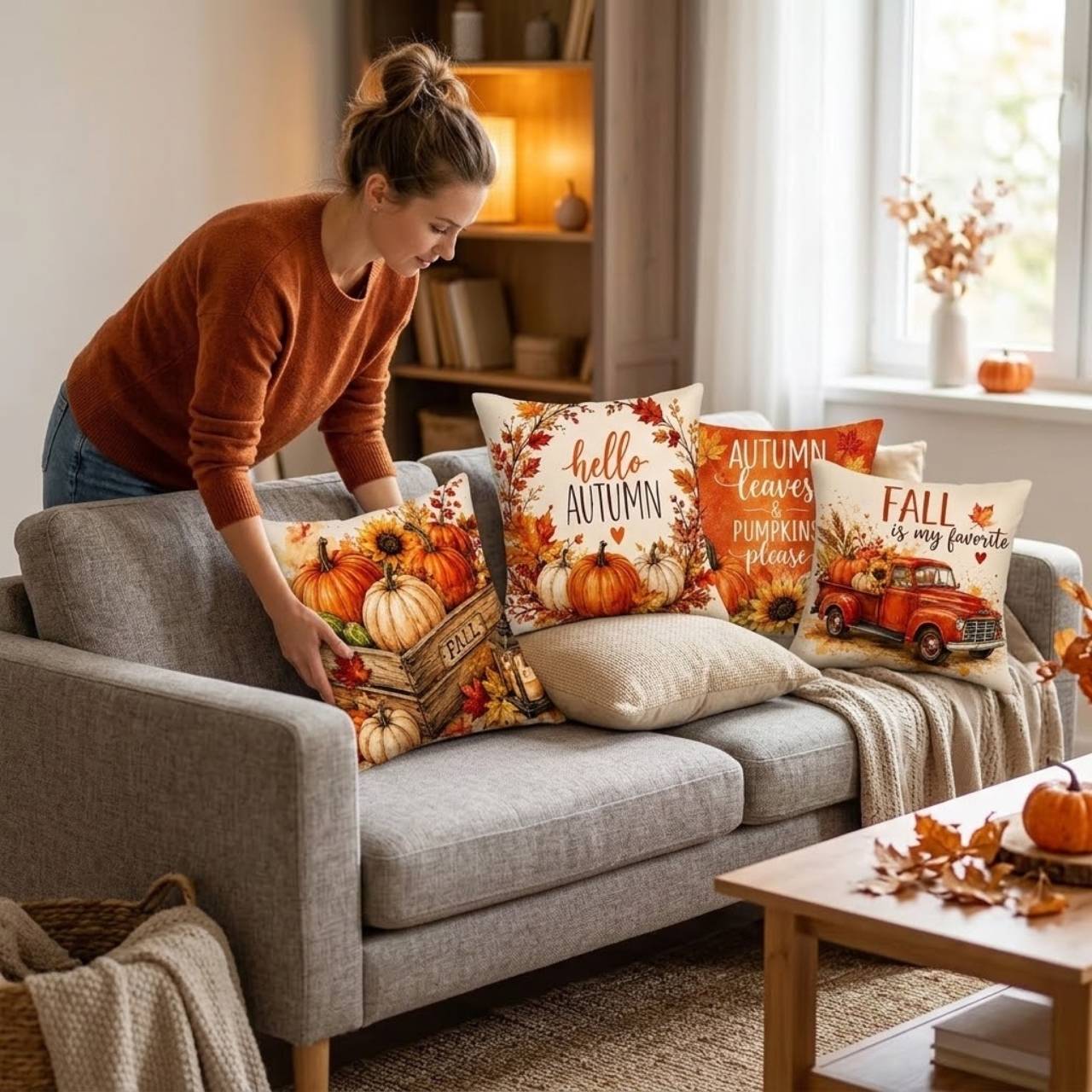 Jesienna poszewka na poduszkę, AutumnPillows - Image 9