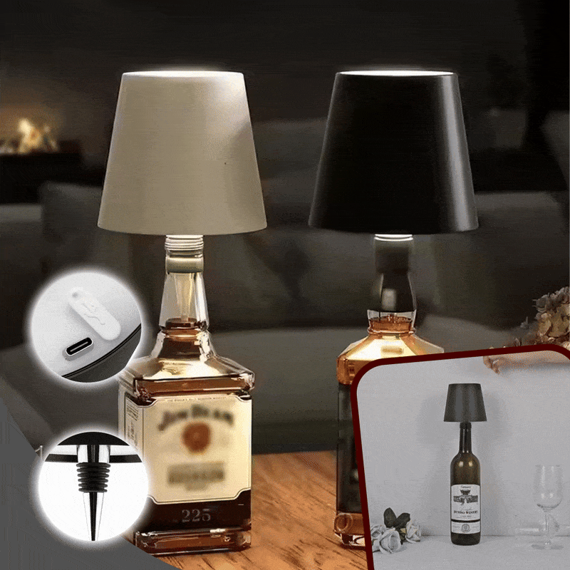 Bezprzewodowa lampka do butele