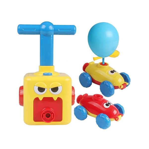 BalloonCar, magiczna stacja wyścigowa, która działa za pomocą balonów