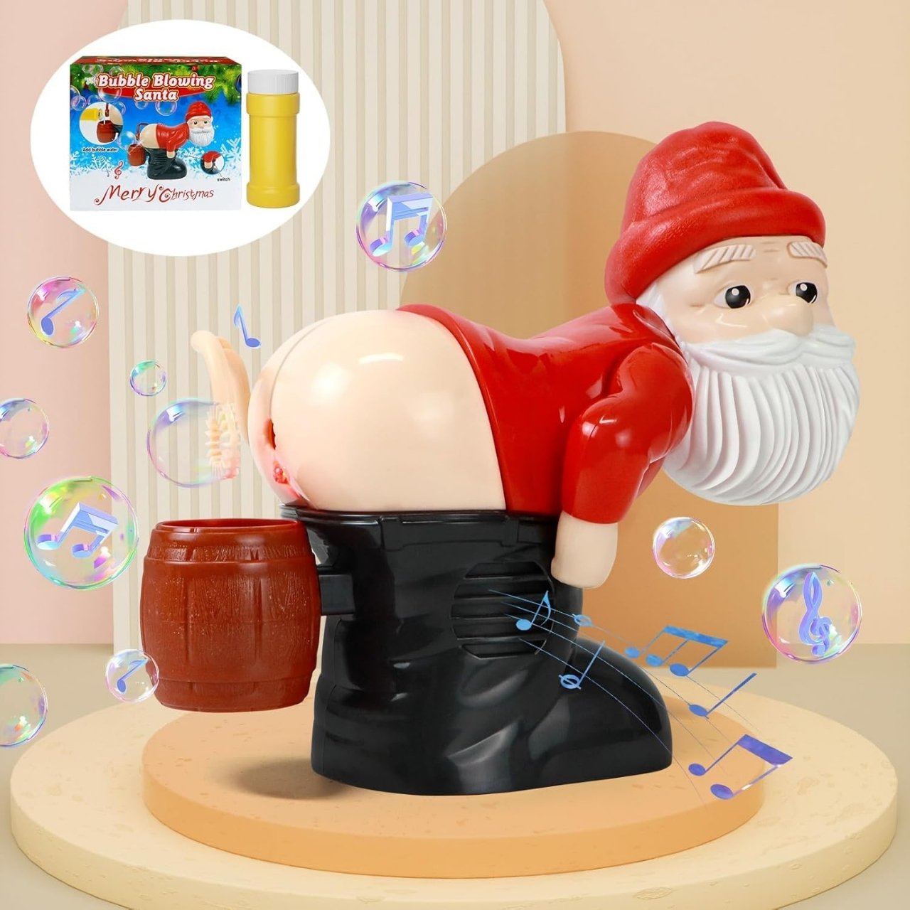 BlowSanta, zabawka do baniek mydlanych Święty Mikołaj - Image 5