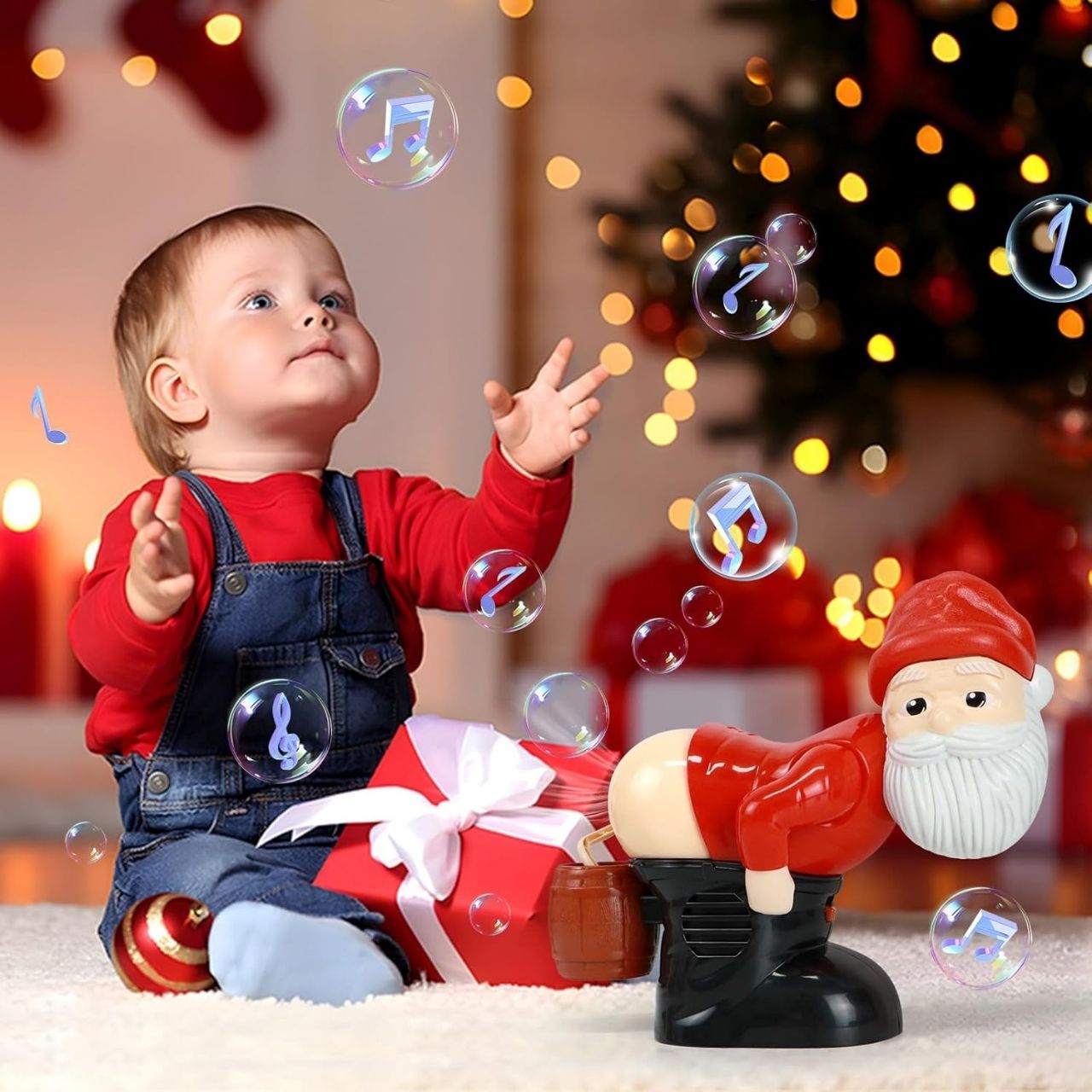 BlowSanta, zabawka do baniek mydlanych Święty Mikołaj - Image 8