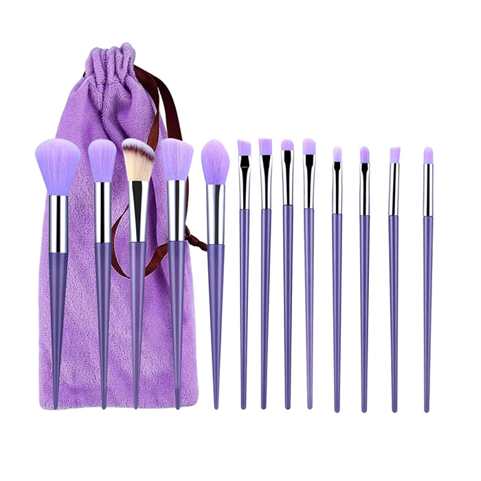 BrushSet, 13-elementowy zestaw pędzli do makijażu z etui