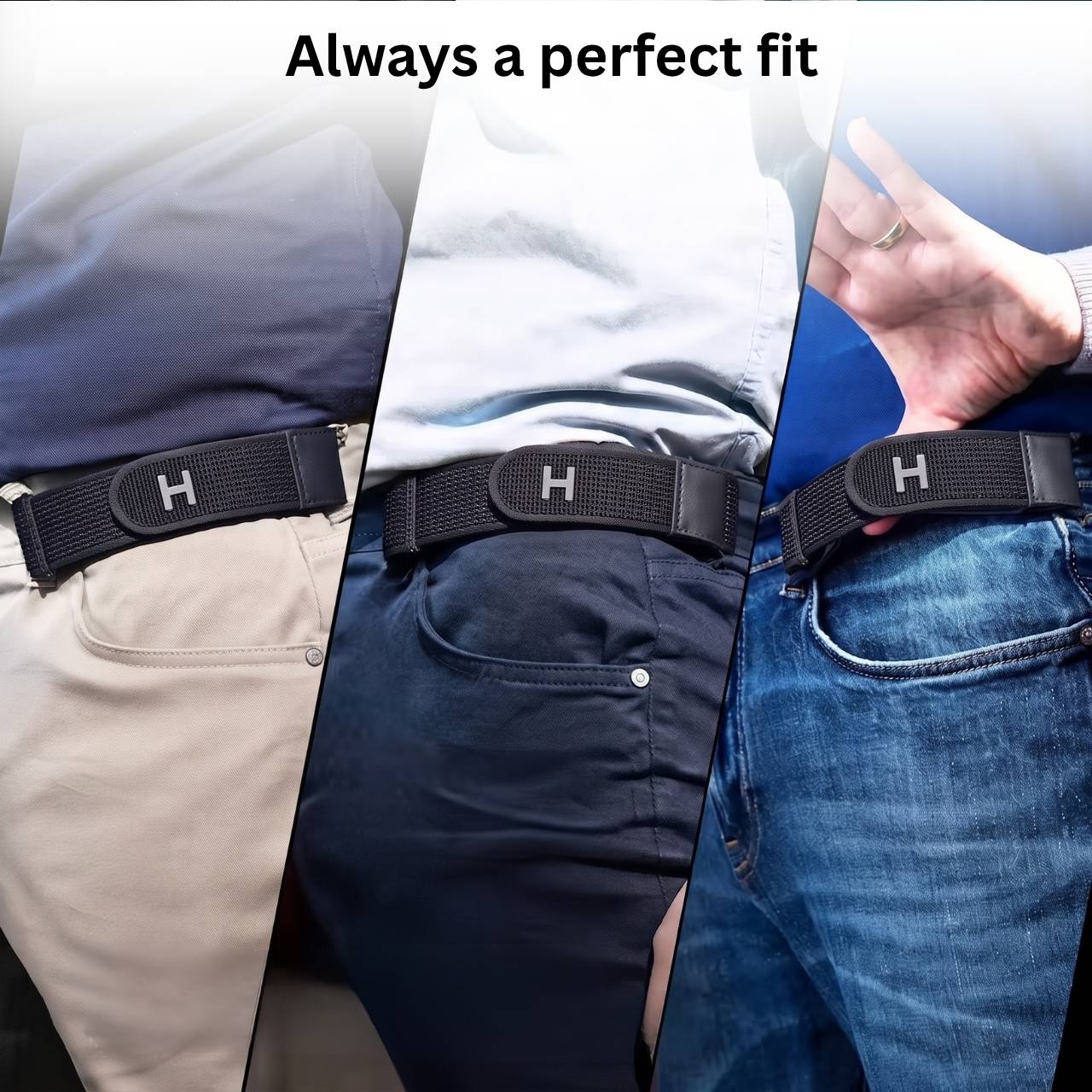 Elastyczny pasek bez klamry BuckBelt - Image 5