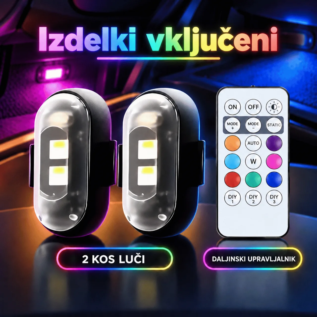 Ambientowe oświetlenie LED do samochodu, CarAmbient - Image 2
