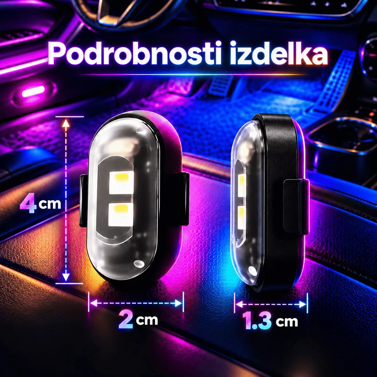 Ambientowe oświetlenie LED do samochodu, CarAmbient - Image 3