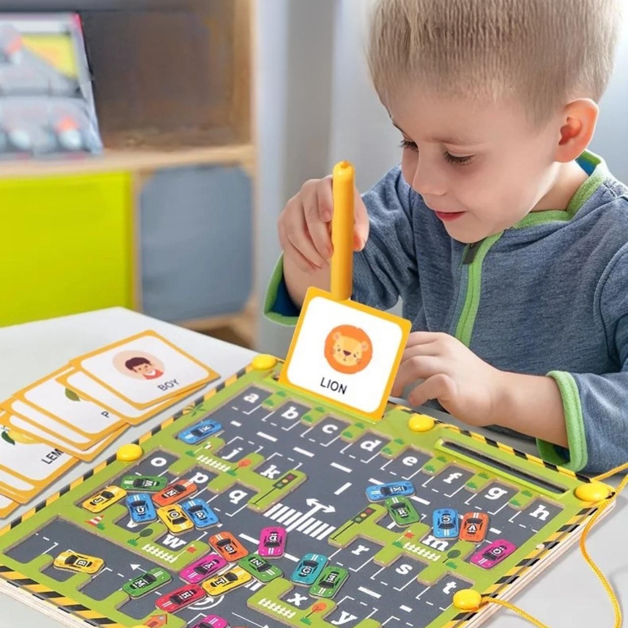 Litery, kolory i pamięć w ruchu
