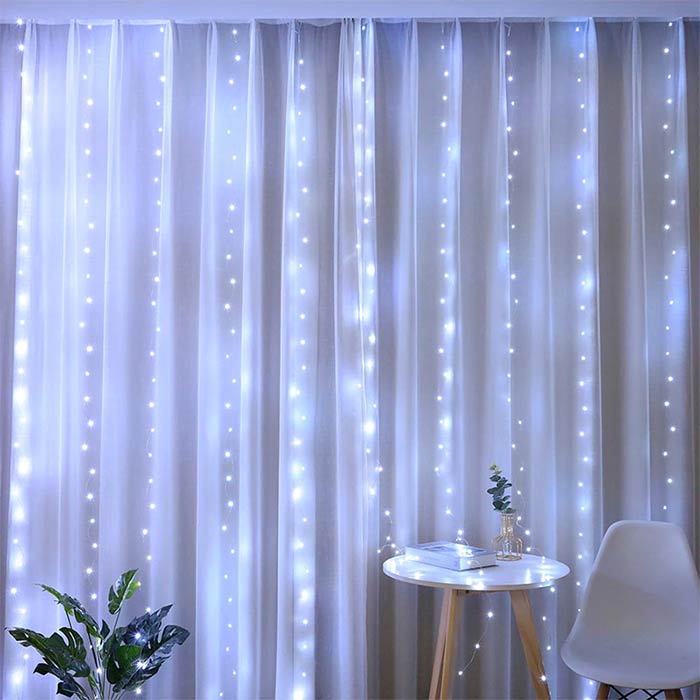ColorfulCurtain, kurtyna świetlna z 300 kolorowymi światłami LED - Image 8
