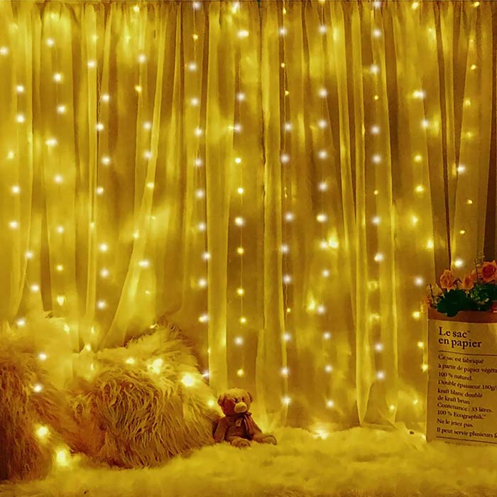ColorfulCurtain, kurtyna świetlna z 300 kolorowymi światłami LED - Image 10