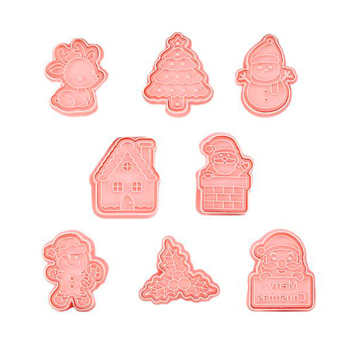CutCookies, formy do ciasteczek świątecznych (8 form do ciasteczek)