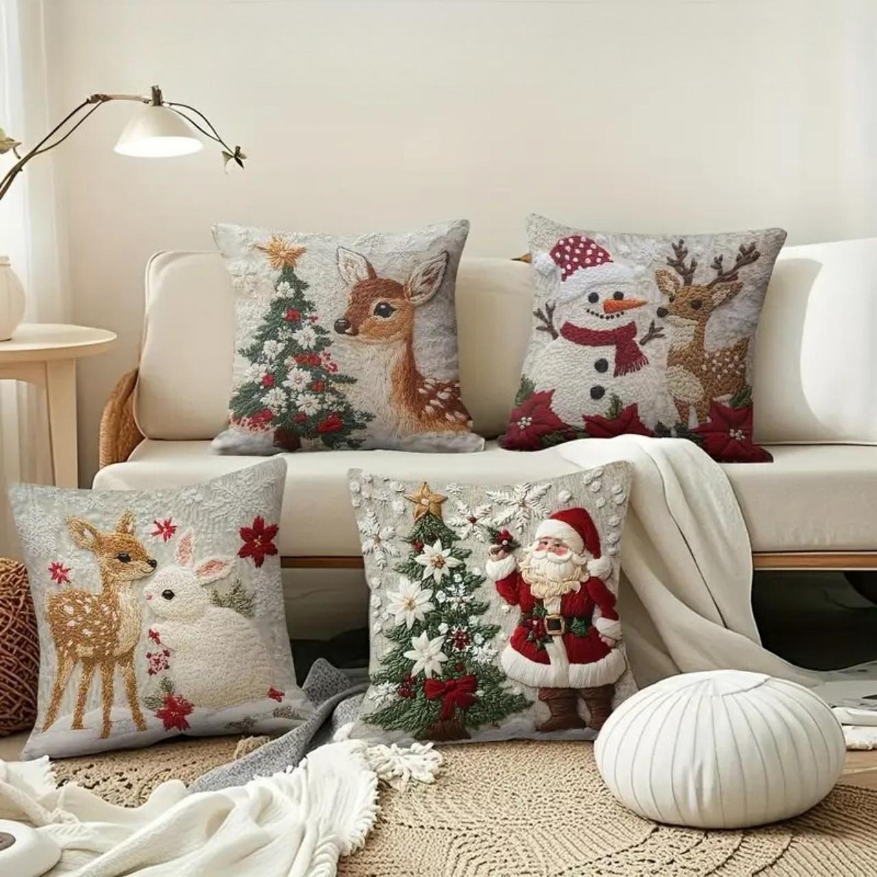 CutePillows, poszewki na poduszki świąteczne (4 sztuki) - Image 6