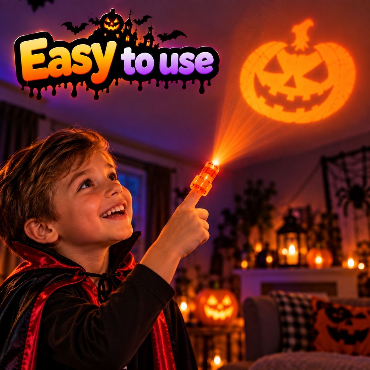 Projektory LED na palce – Halloween, FingerLights - Image 2