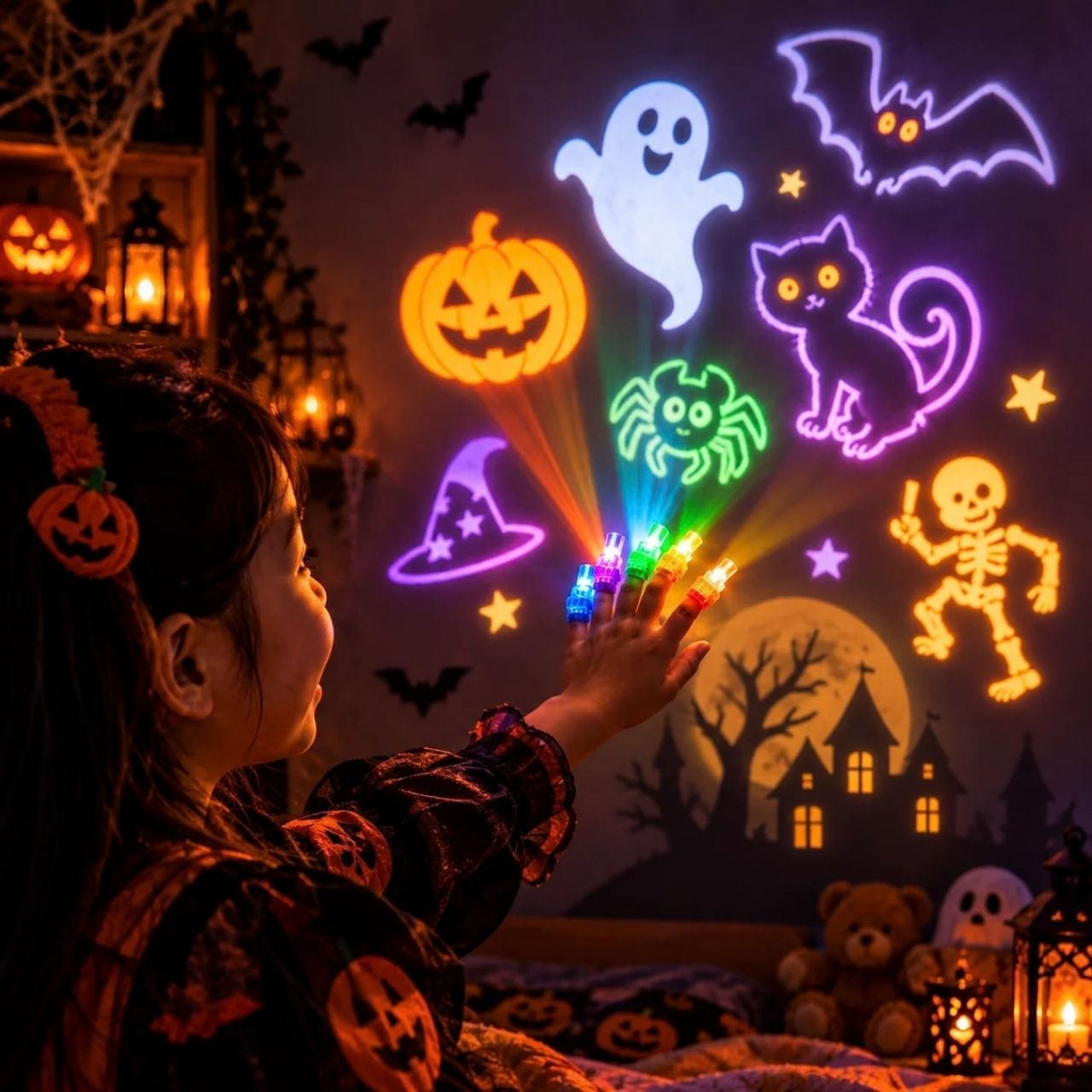 Projektory LED na palce – Halloween, FingerLights - Image 7