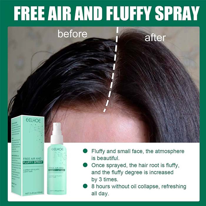 Spray dodaje objętości, a włosy są cudownie miękkie w dotyku.