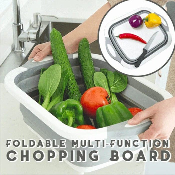 FoldableStrainer wielofunkcyjne sitko, pojemnik do przechowywania i deska do krojenia w jednym - Image 7