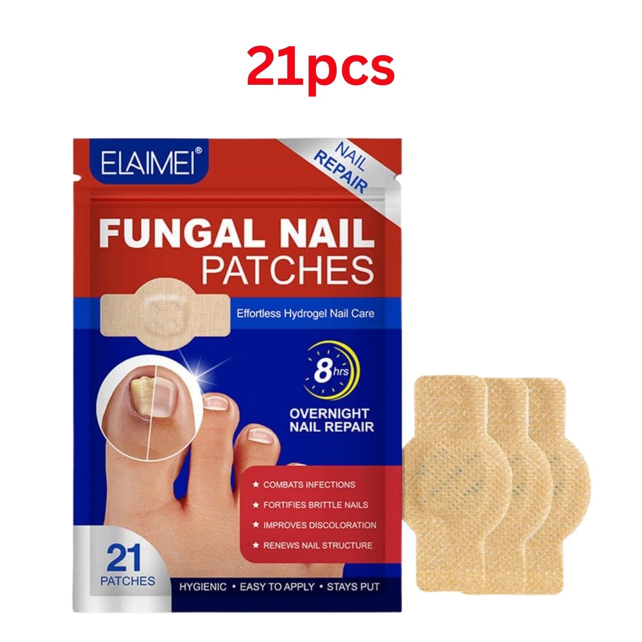 FungalPatches, plastry do kosmetycznej pielęgnacji paznokci (21 szt.)