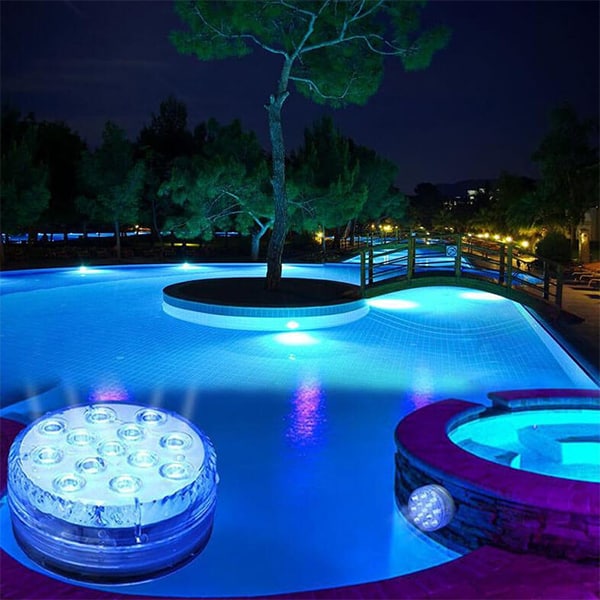 GlowWaterLights, 4 wodoodporne lampki LED z pilotem - Image 9