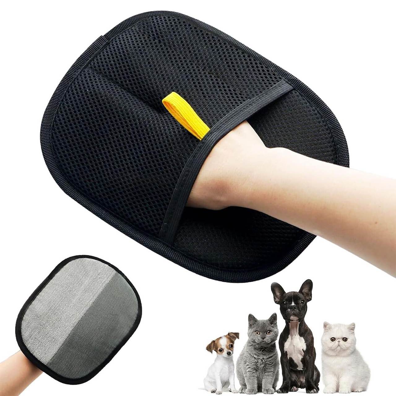 GroomyGlove, podwójnie stronny rękawica do pielęgnacji zwierząt - Image 1