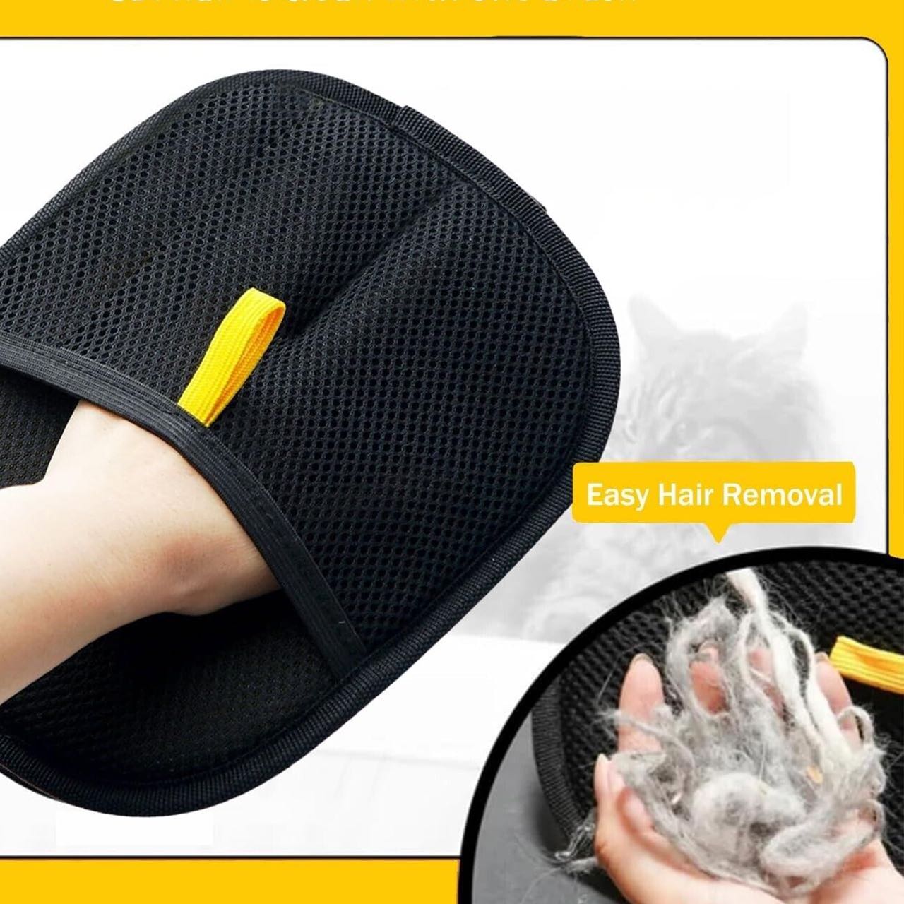 GroomyGlove, podwójnie stronny rękawica do pielęgnacji zwierząt - Image 6