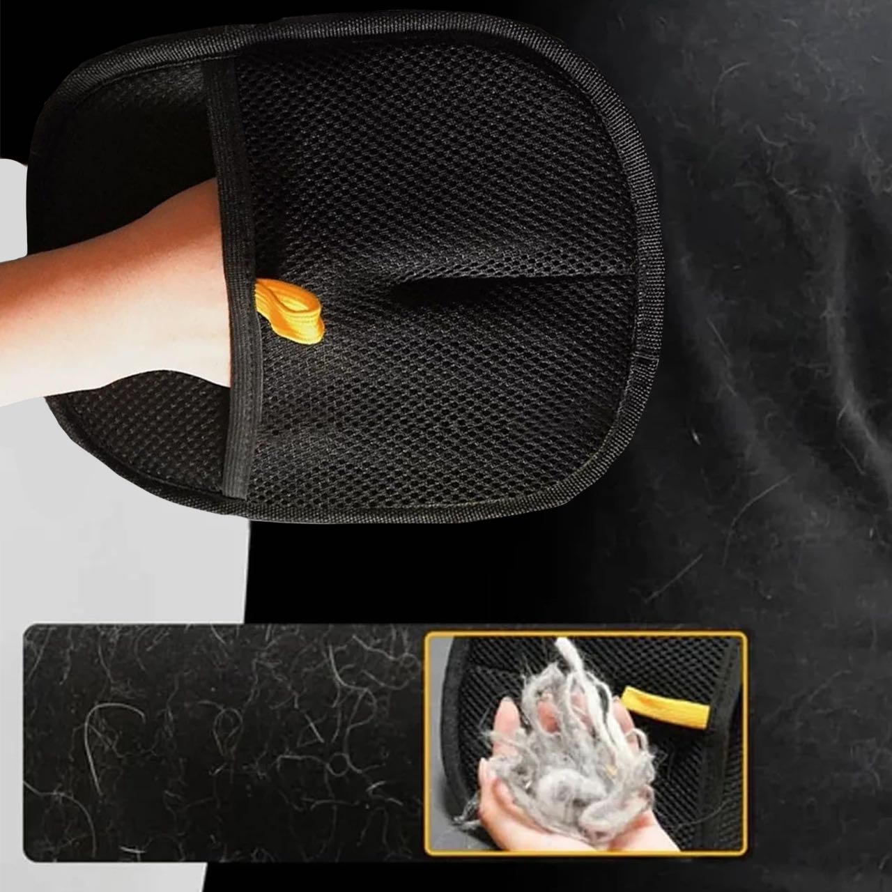 GroomyGlove, podwójnie stronny rękawica do pielęgnacji zwierząt - Image 7