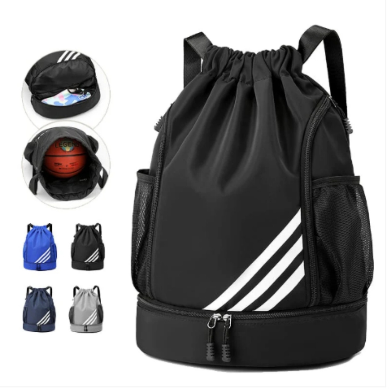 GymPack, sportowy plecak z wieloma przegrodami - Image 3