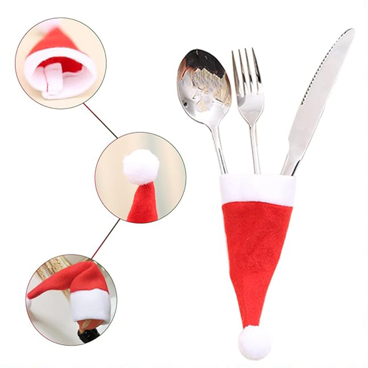 HatBundle – podkładki świąteczne, 20 szt. + pokrowce na krzesła, 4 szt. - Image 7