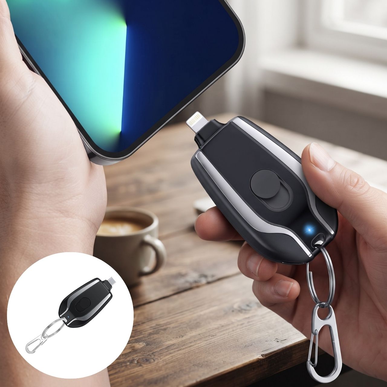 Mini przenośna ładowarka do telefonu, KeyCharger - Image 7