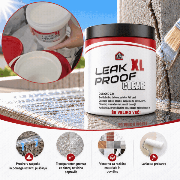 Przezroczysta powłoka do uszczelniania pęknięć, LeakProof - Image 1