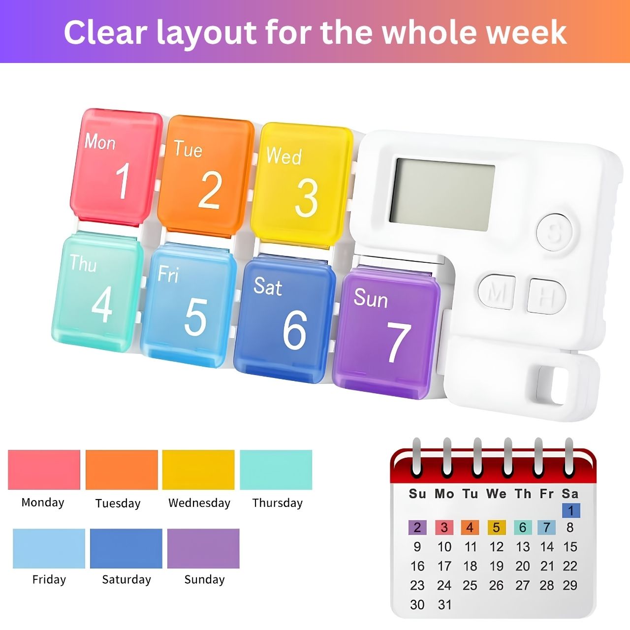 Elektroniczny organizer na tabletki z przypomnieniem, MediReminder - Image 5