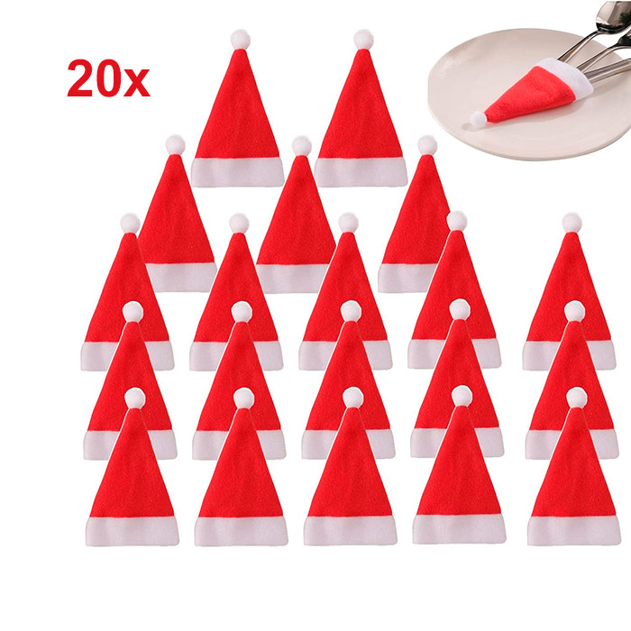 MiniSantaHats, kieszeń na czapkę Mikołaja (20 sztuk) - Image 1
