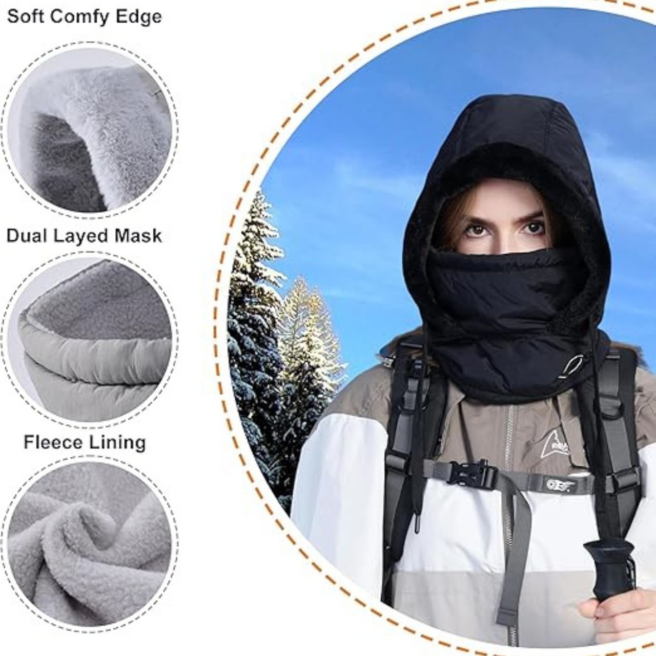 MuffHat, zimowa czapka z szalikiem i maską - Image 5