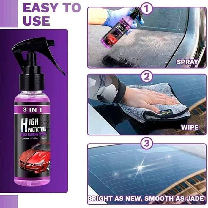 NanoSpray, spray ochronny 3w1 do samochodu - Image 8