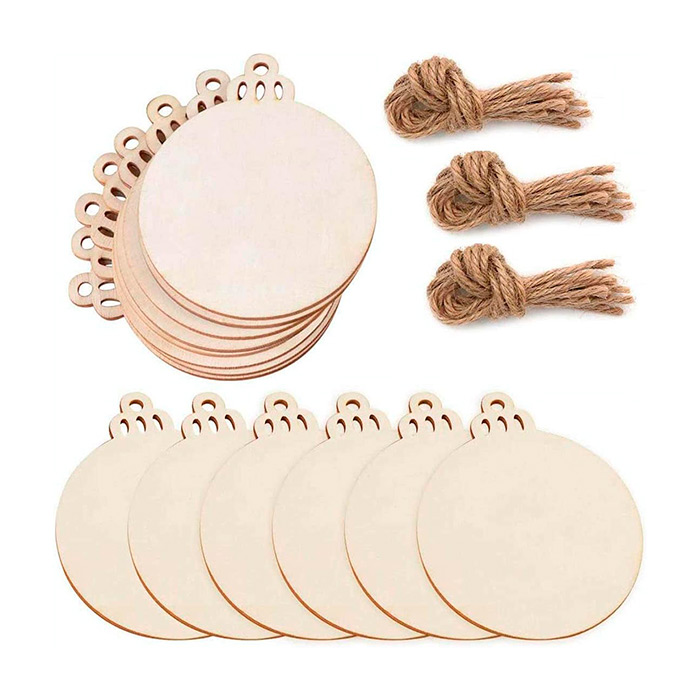 Ornamenty, drewniane ozdoby świąteczne, które samodzielnie tworzysz (30 sztuk) - Image 1