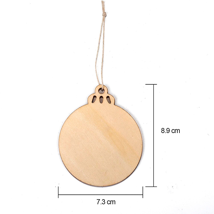 Ornamenty, drewniane ozdoby świąteczne, które samodzielnie tworzysz (30 sztuk) - Image 2