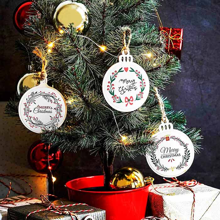 Ornamenty, drewniane ozdoby świąteczne, które samodzielnie tworzysz (30 sztuk) - Image 4