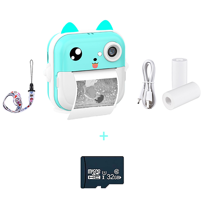 PrintBundle – aparat z drukarką + 2 rolki papieru i karta Micro SD