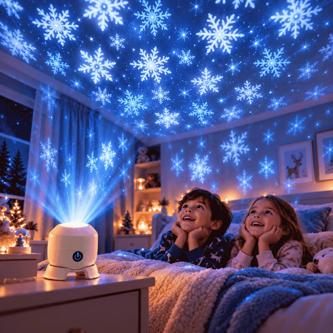 Projektor LED wyświetlający płatki śniegu, SnowLamp - Image 5