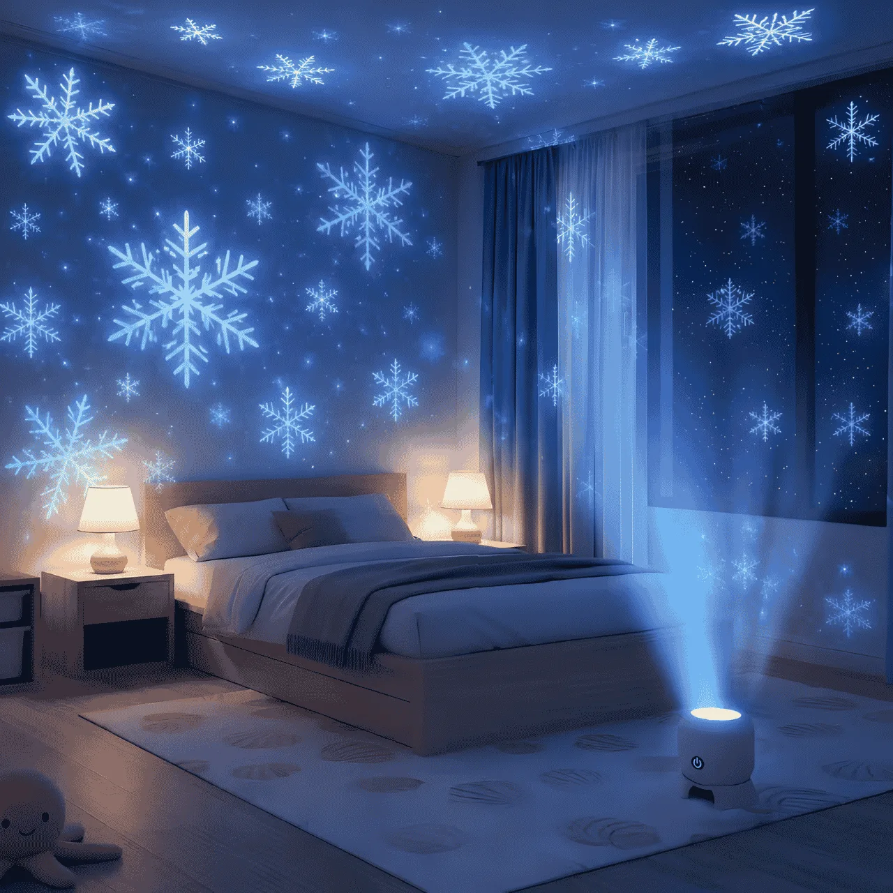 Projektor LED wyświetlający płatki śniegu, SnowLamp - Image 6