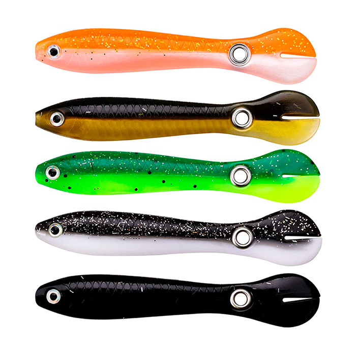 SoftLures, przynęty na ryby (5 sztuk)