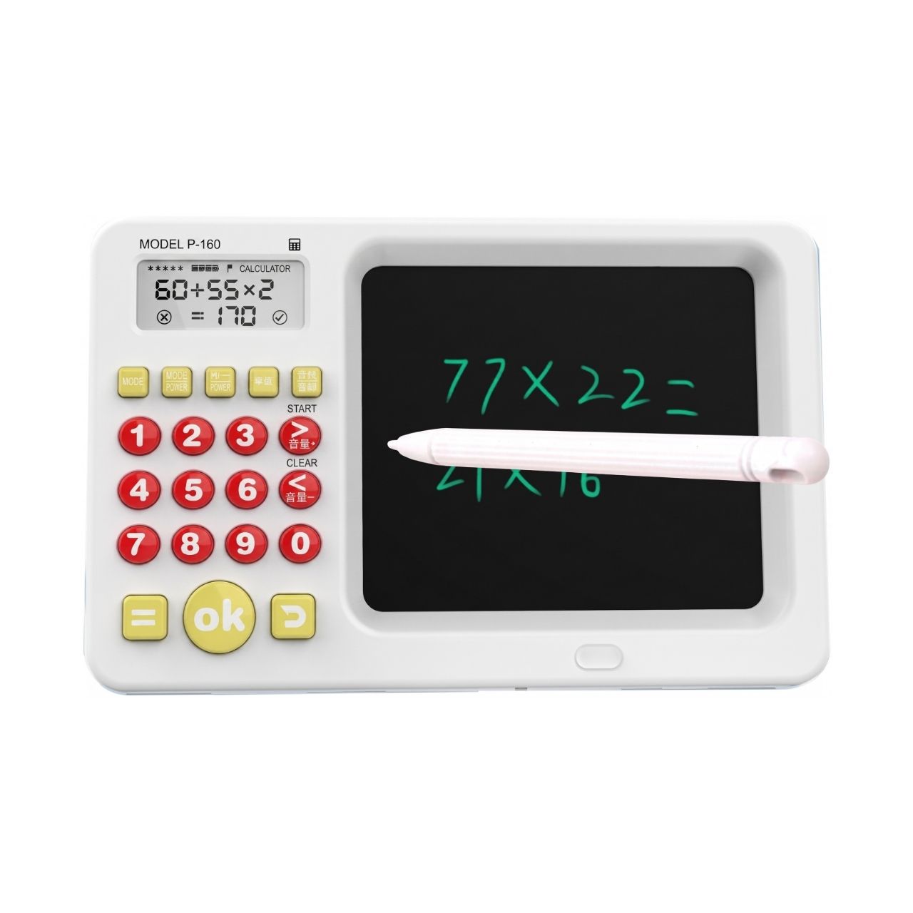 Tablet edukacyjny 2 w 1 z kalkulatorem dla dzieci, TrainMath - Image 6