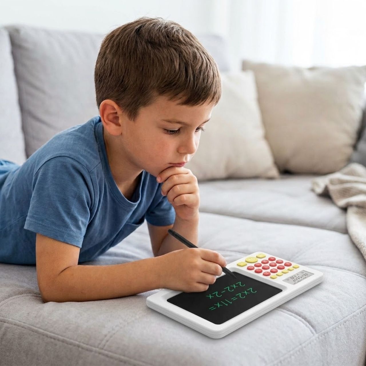 Tablet edukacyjny 2 w 1 z kalkulatorem dla dzieci, TrainMath - Image 8