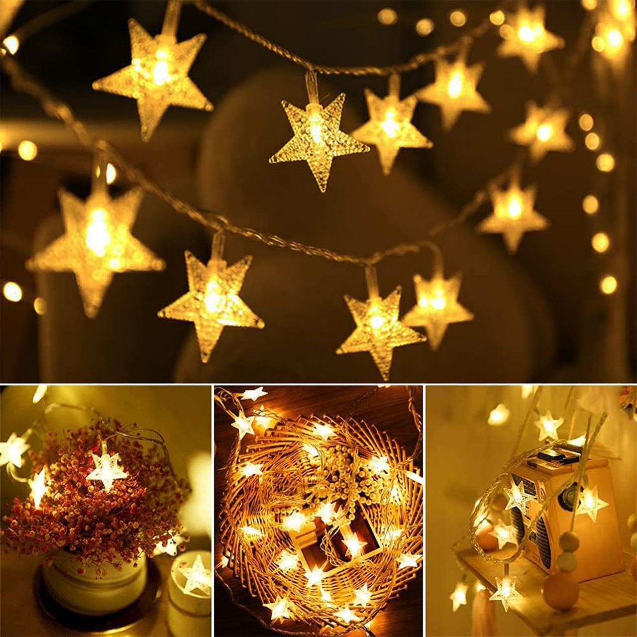 Twinkles, łańcuch świetlny z gwiazdkowymi lampkami (6 m) - Image 5