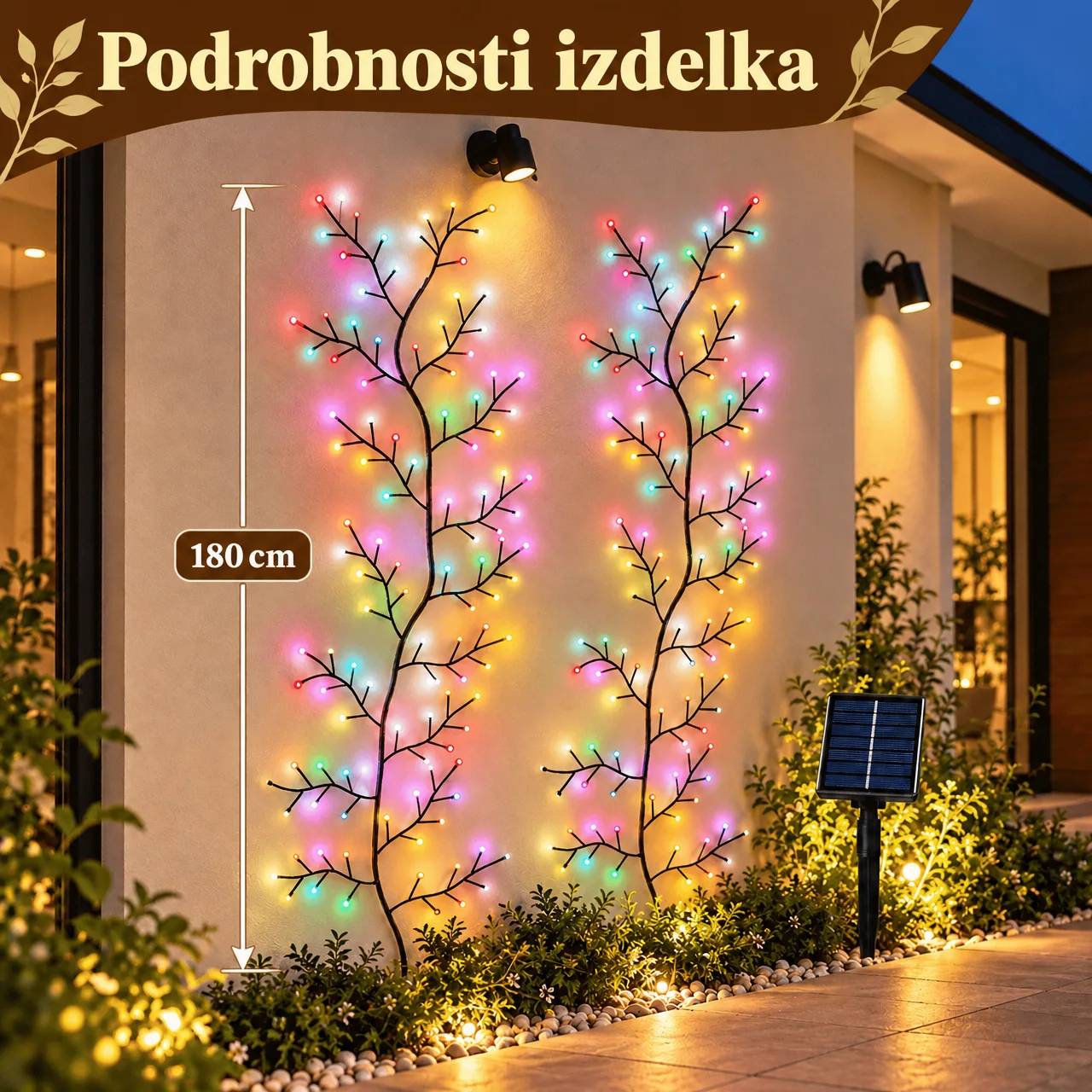 Solarna gałązka LED VineLight - Image 3