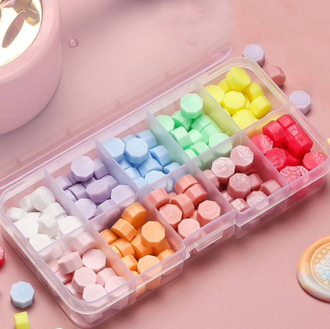 WaxPack, pojemnik z woskami w różnych kolorach (2 zestawy)